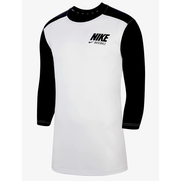 Nike Mens Diamond Essentials Baseball 3/4 Sleeve Training Shirt - Picture 1 of 3